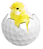 New golf chick logo