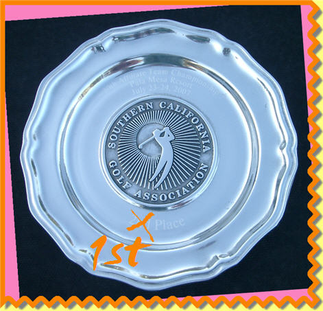SCGA Affiliate Team trophy plate