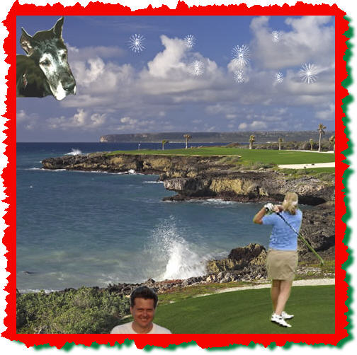 Golfchick holiday card 2007